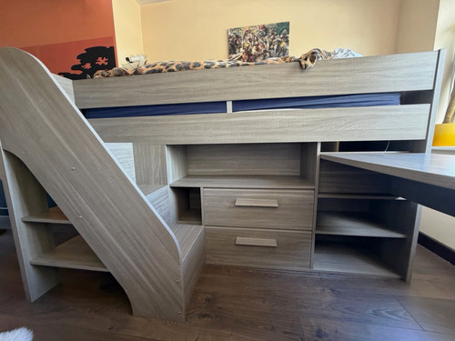 Grey wood effect mid - grey, sleeper