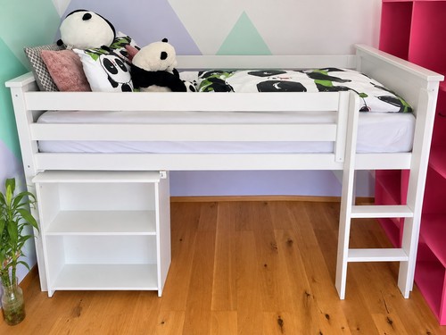 Argos cabin white bed mid - cabin,,