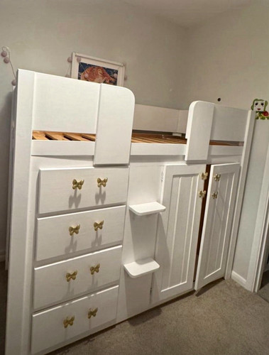 Children white wooden mid - wooden,