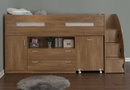 Mid sleeper cabin bed - cabin,