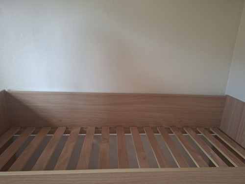 Pink mid sleeper bed with - sleeper, step