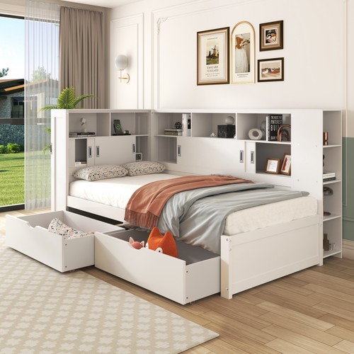 Merax cabinet platform bed - merax,
