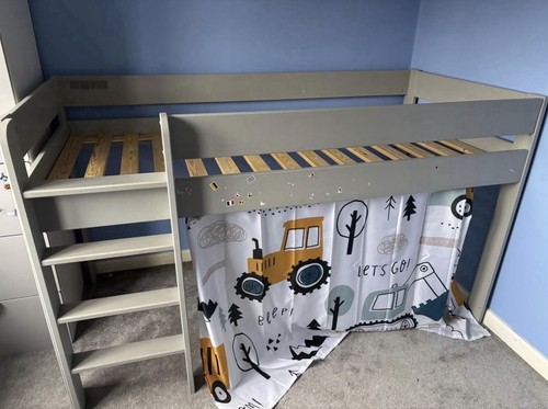 Kids wooden mid - mid, bed