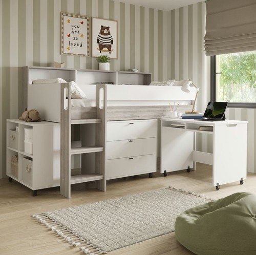 Kids cabin bed mid - cabin,
