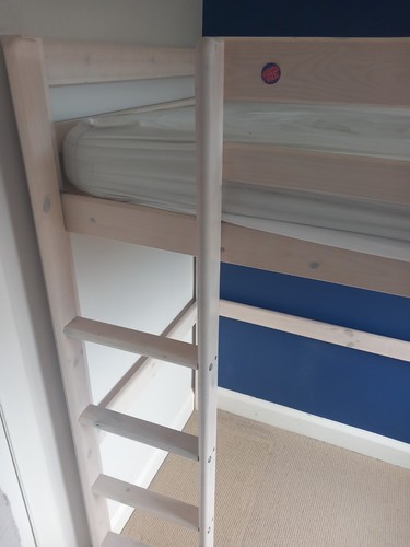 Stompa high sleeper bed - sleeper, solid