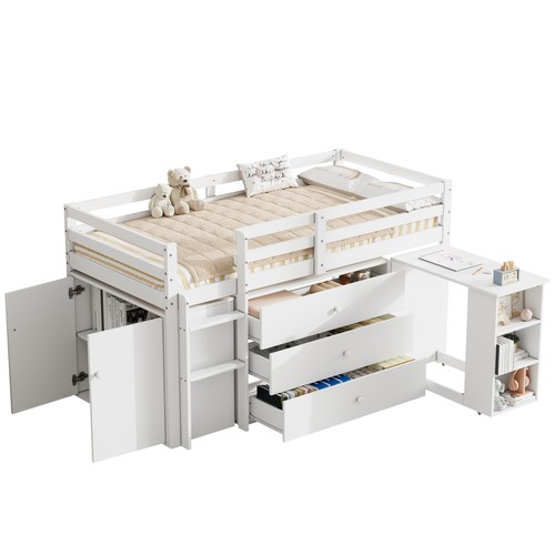 Children mid sleeper wooden - children's,