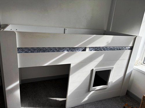 Kids wooden mid sleeper bed - kids,