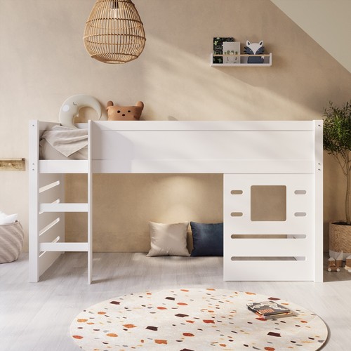 White mid sleeper cabin - white,