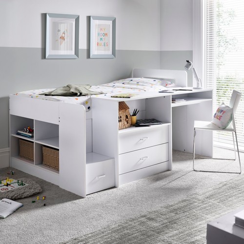 Millie white storage mid - millie,